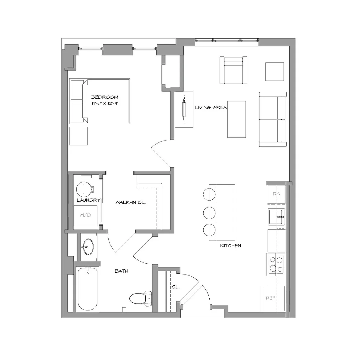 Floor plan 1BR14