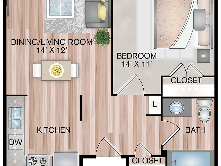 564 Sq Ft 564 Sq Ft