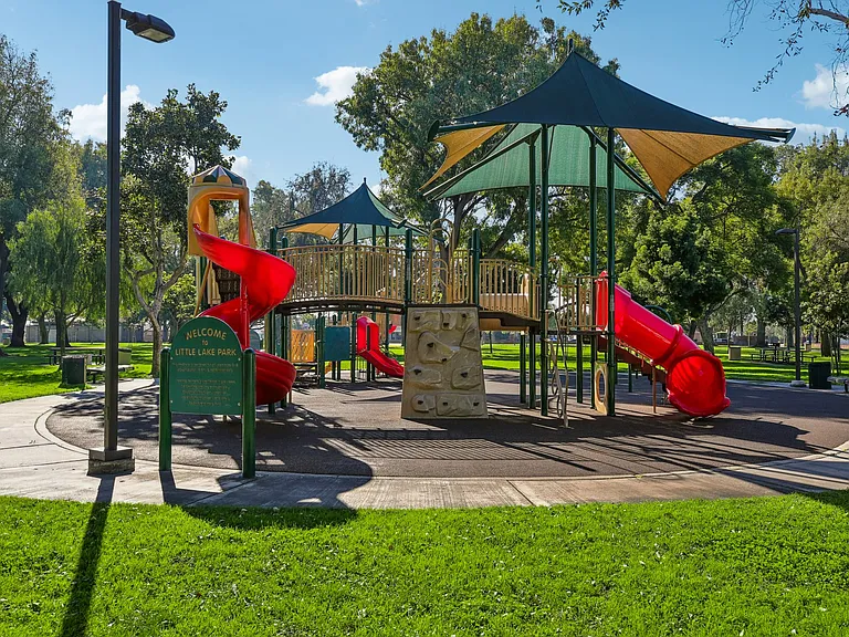 Prime neighborhood perk: walk on over to Little Lake Park for outdoor fun