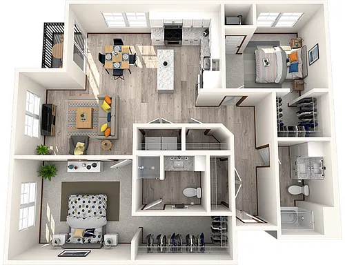 Floor plan B3