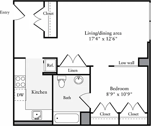 Floor plan The Lofts Studio C