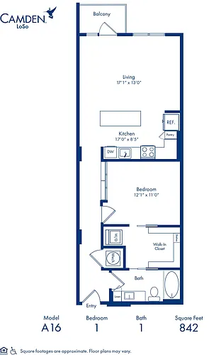 Floor plan A16