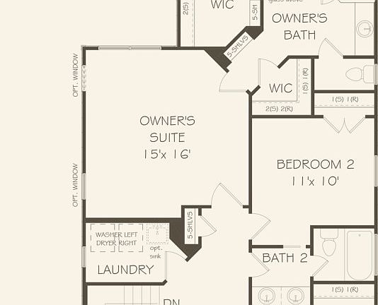 Second Floor 4 br / 4 ba