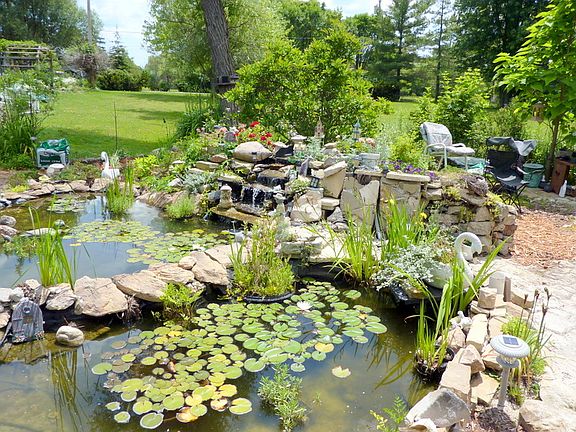 Waterfall pond