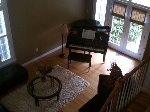 2-story living room