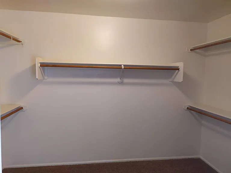 Large master bedroom walk in closet