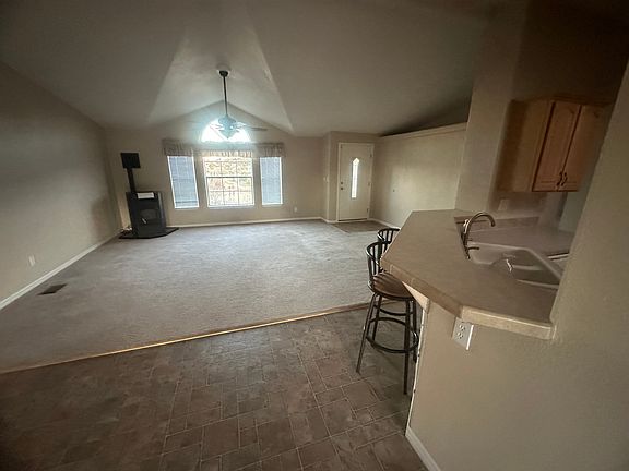 Looking into living room from front door