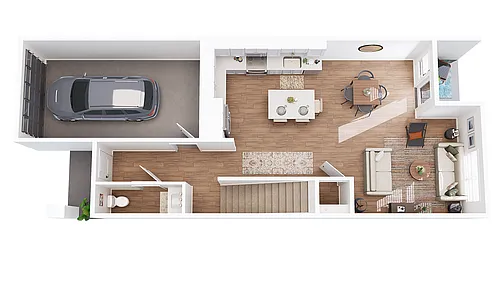 Floor plan Townhouse 2