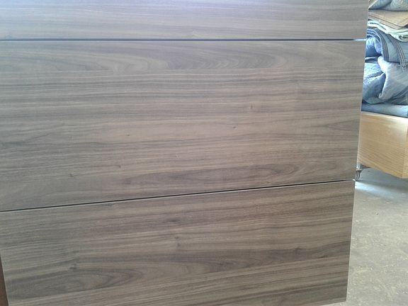 Grain matched cabinets
