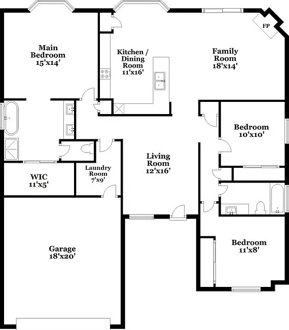3 bed, 2.0 bath, 1613 sqft, $2,500 — Photo 2