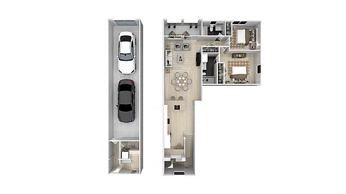 Floor plan 2 Bedrooms