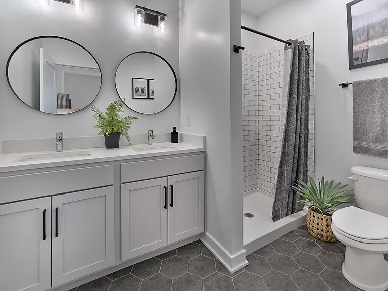 East model primary bath