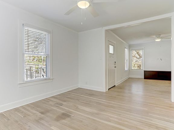 Dinning room looking into the living room.