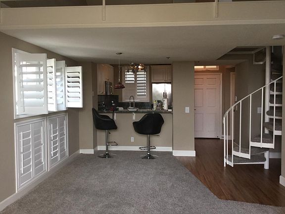 View of kitchen from living room