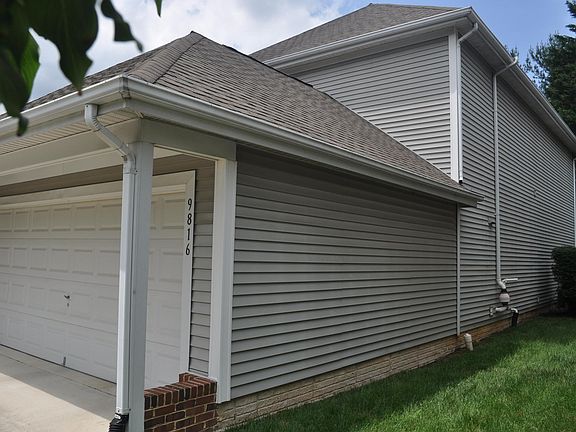 Side view of the house.