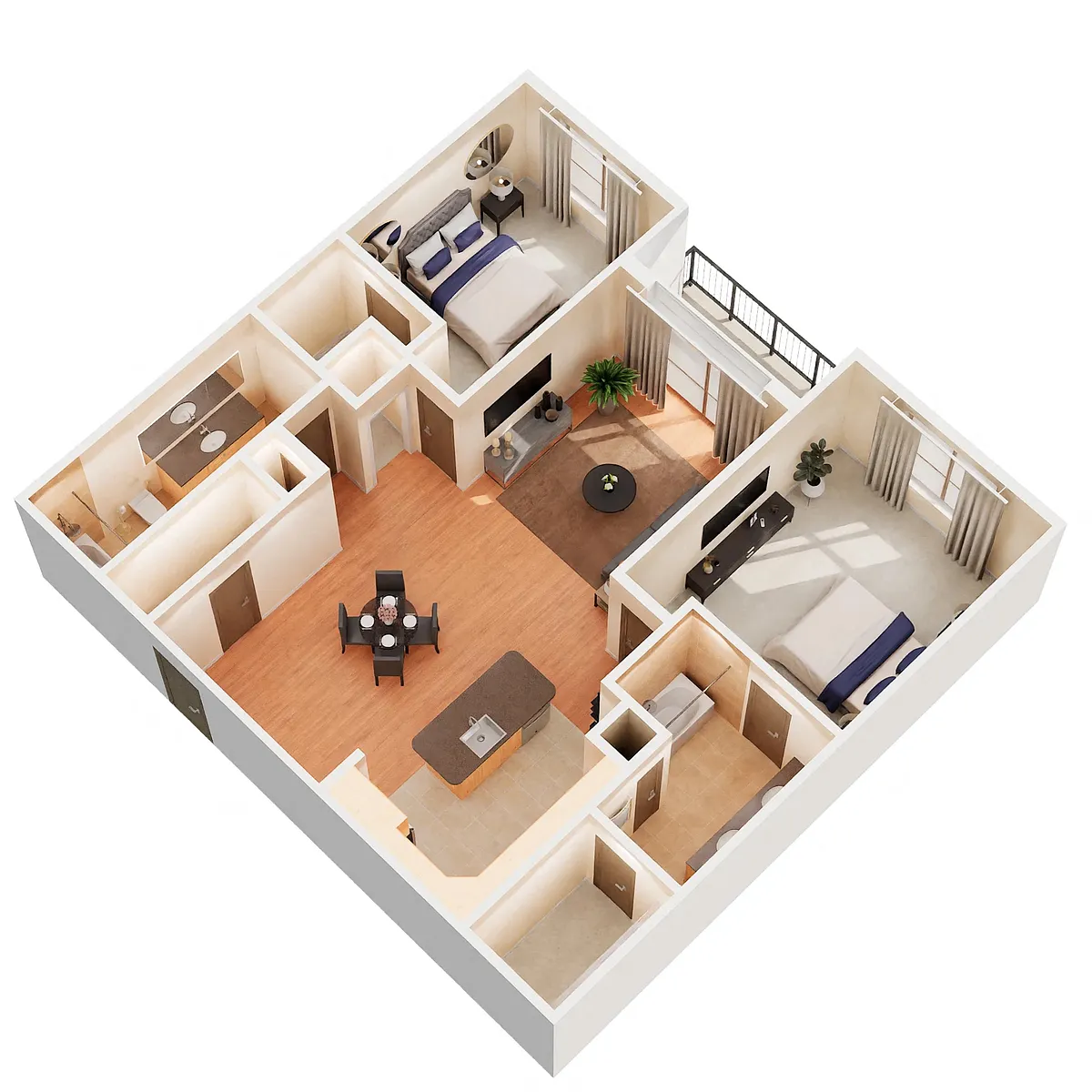 Floor plan B1A