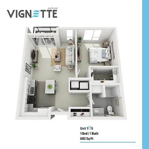 Floor plan 1H5