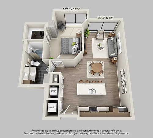 Floor plan A1H