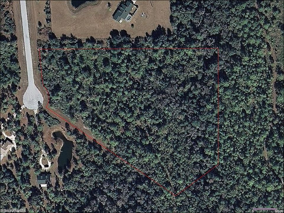Aerial view of home site