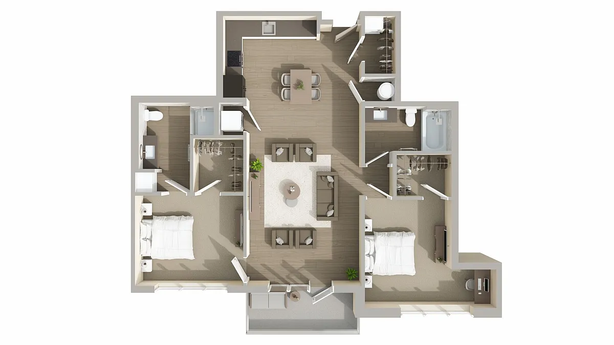 Floor plan B2