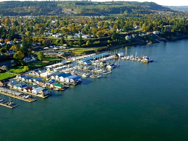 Beautiful, waterfront town