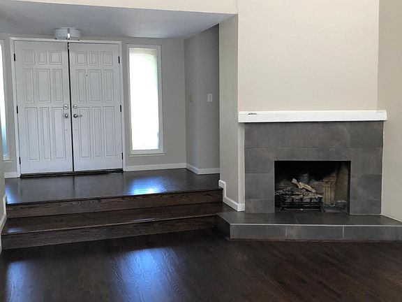 front entrance to living room