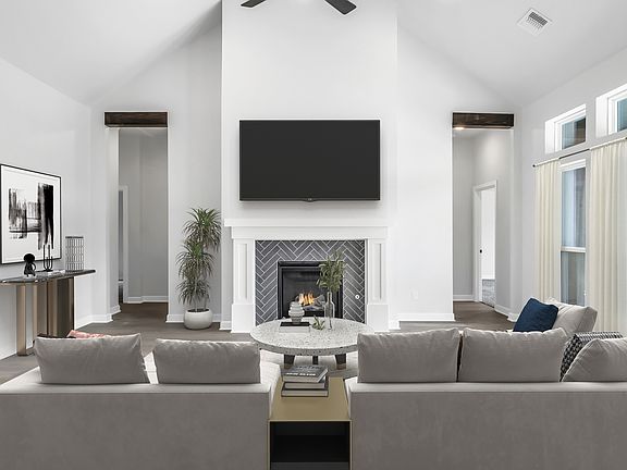Living Room with Fireplace