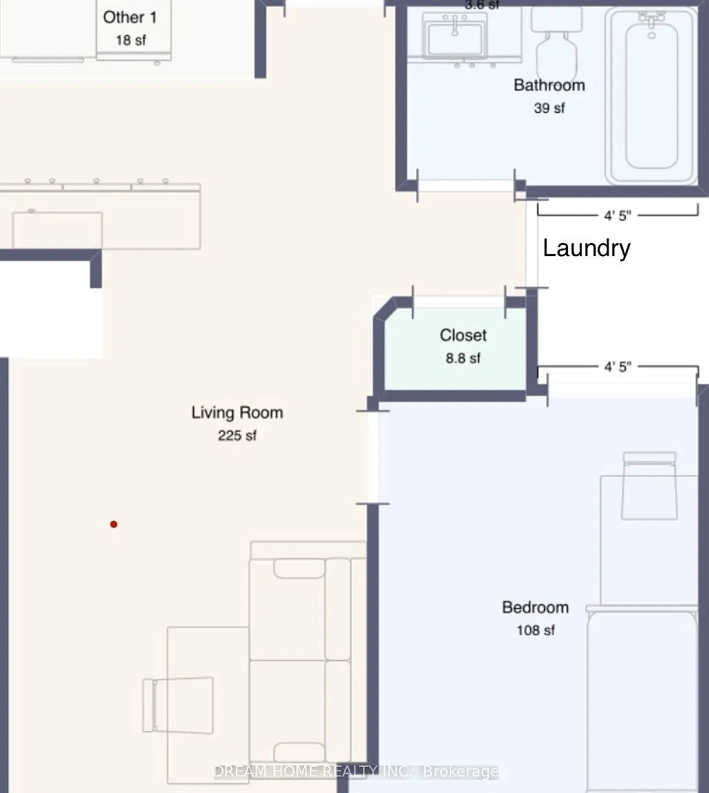 1 bed, $2,380 — Photo 3