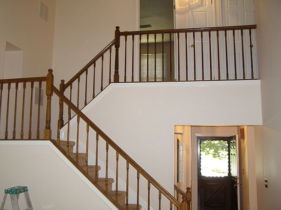 Staircase to second floor.