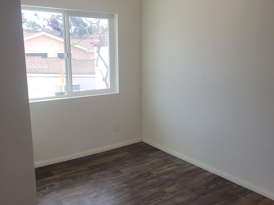 The bedroom has its own view through the window