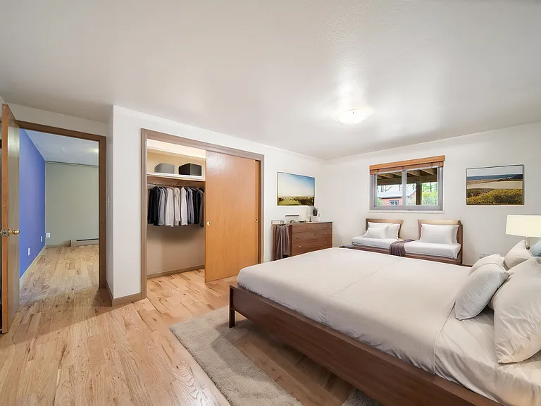 Master Bedroom Staged with King Bed