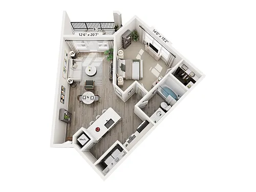 Floor plan A3a