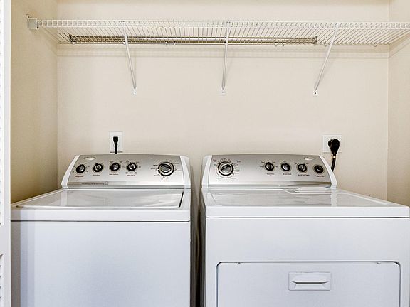 Laundry in hall bath