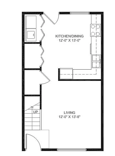 Floor plan 2 Bedroom