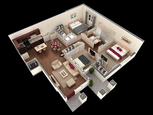 Floor plan 3x2 C1G