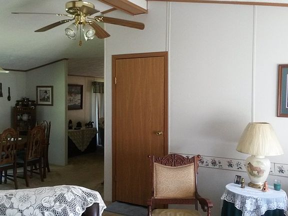 Living room looking to dining area