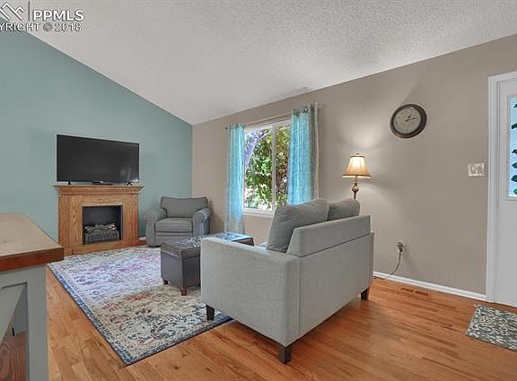 Living room from kitchen view.