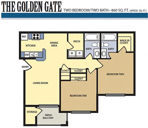 Floor plan The Golden Gate