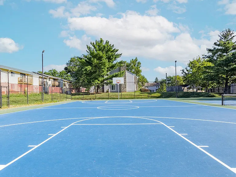 Basketball Court at Woodbridge Bloomington Apartments
