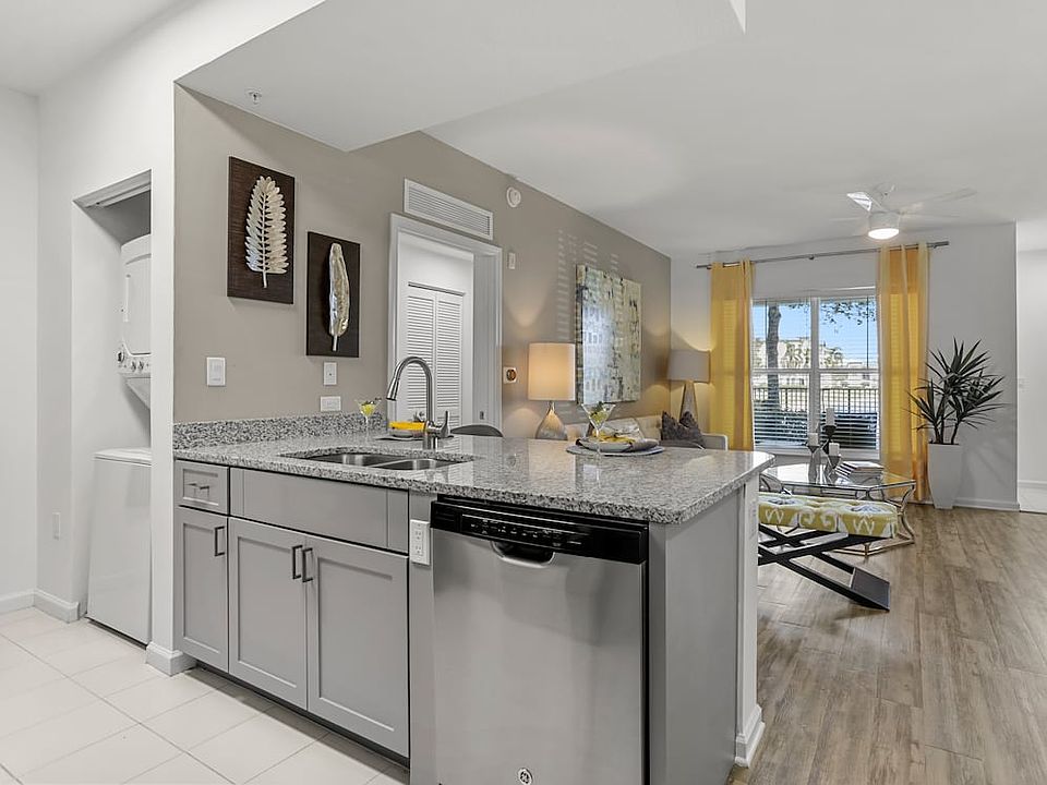 Renovated I Living and dining areas with hard-surface vinyl plank flooring