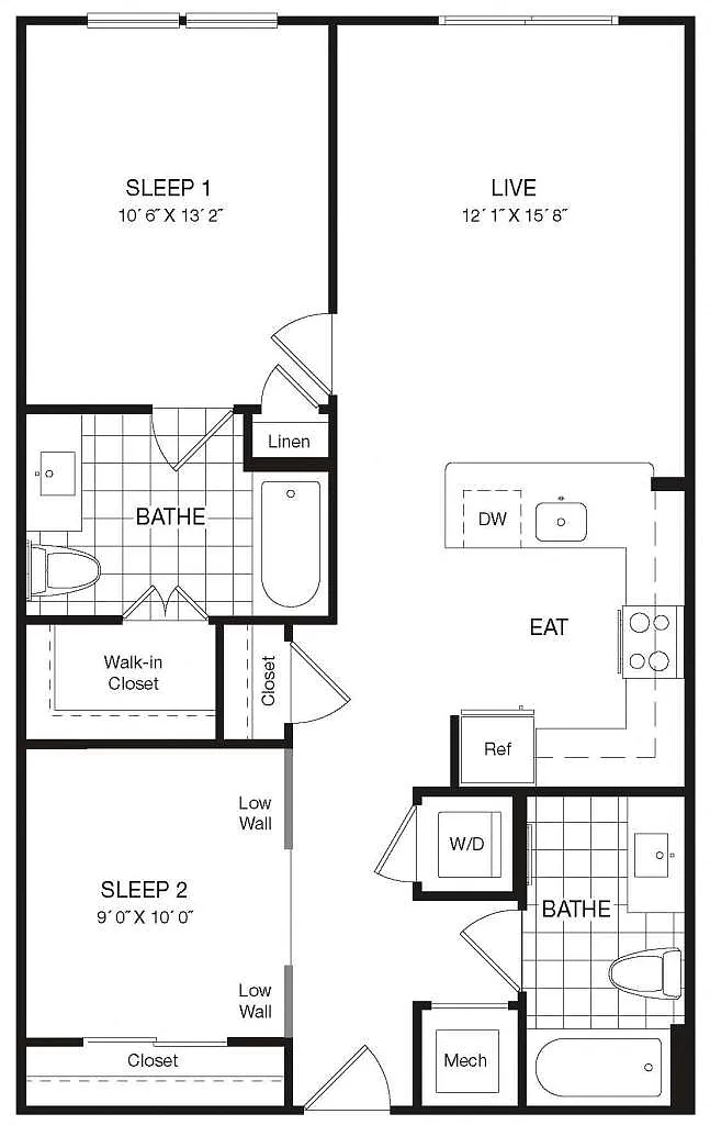 Floor plan Lotus-B37