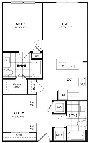 Floor plan Lotus-B37