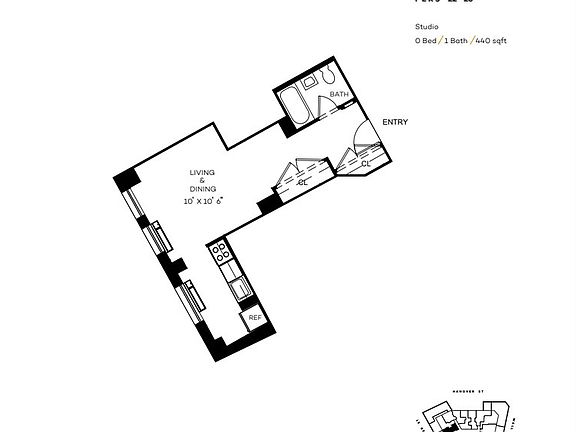 2nd image of 63 Wall St APT 2401