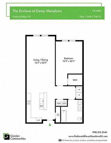 Floor plan 1A-Juliet