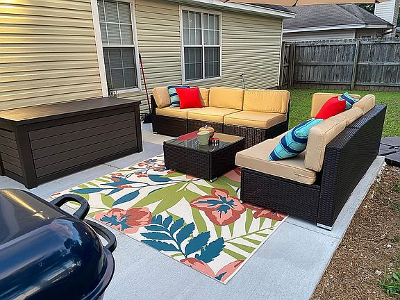 Backyard patio