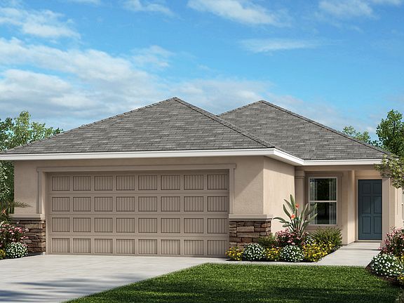 Exterior A with Stone