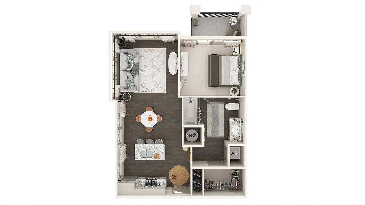 Floor plan The Baucom