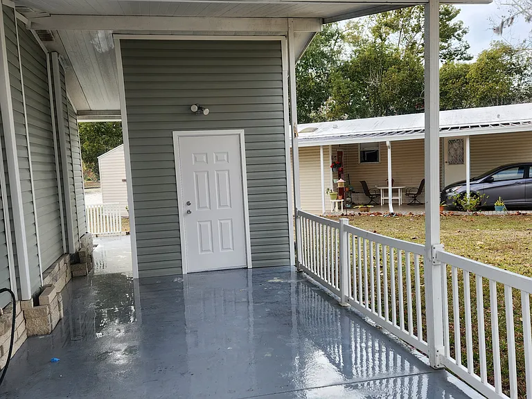 Carport parking & storage shed