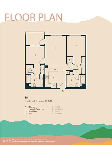Floor plan B1