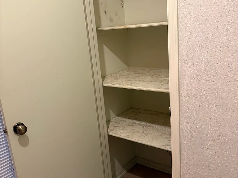Closet in laundry room